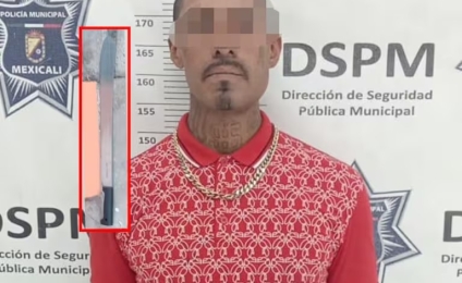 Portaba machete frente a tienda en Portales 2; fue detenido 